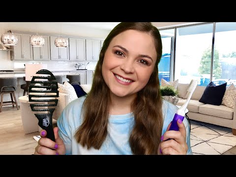 ASMR | Mom Gets You Ready For School 📚