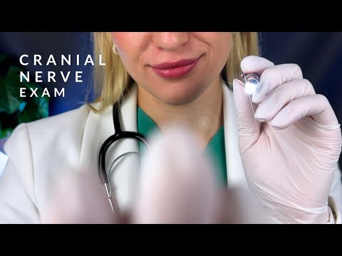 ASMR | RP Cranial Nerve Exam👩🏼‍⚕️ all over the place for Brain melting Tingles