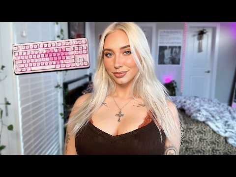 ASMR Satisfying Keyboard Typing (Clicky & Tingly Sounds)