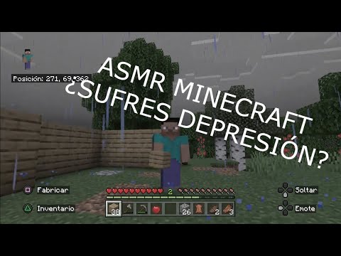 Si sufres DEPRESIÓN mira este video | gameplay de Minecraft | HOMBRE ASMR