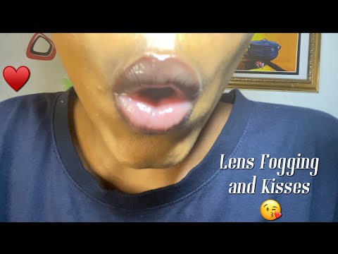 ASMR Lens Fogging and Kissing| Mouth Sounds ♥️