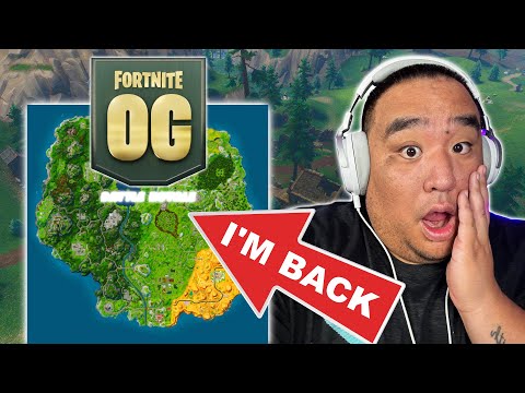 ASMR - OG Fornite is BACK! (Battle Pass & Map Reaction w/ Gameplay)