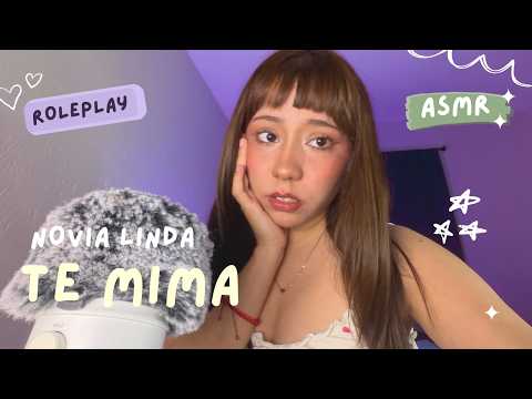 ASMR - NOVIA LINDA TE MIMA HASTA DORMIR/ ROLEPLAY/ ATENCIÓN PERSONAL 