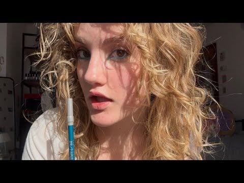 i’m running LATE & i didn’t do my homework… shhh don’t tell (ASMR Personal Attention grwm)
