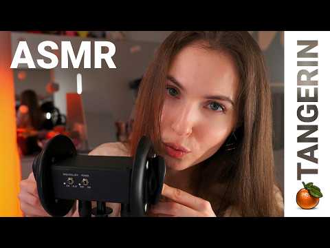 ASMR Soft Inaudible Whispering & Ear Brushing for Deep Sleep | Tangerin