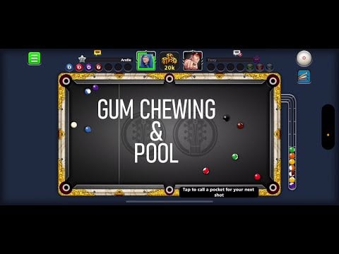 ASMR Gum Chewing & Playing 8 Ball Pool 🎱