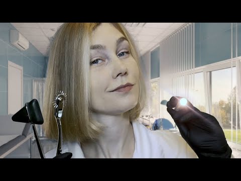 👩‍⚕️АСМР неврологический осмотр┃оценка рефлексов┃ASMR cranial nerve exam