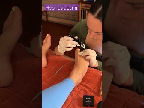 Asmr feet exam #asmr #relaxing #asmrvideos #satisfying #tinglesensation #medicalexamination #relax