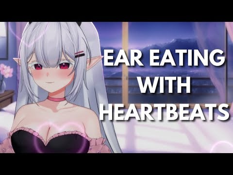 ASMR Ear Eating with Heartbeats! ♡ (Binaural) (3DIO)
