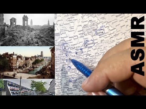 From Rubble to Wonder – Cities Rebuilt After WW2 [ASMR Tracing + Before/After]