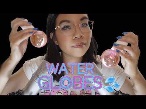 ASMR RELAXING WATER GLOBE SOUNDS FOR SLEEP w/ ECHO (BUBBLING, NO TALKING)🫧💧 [Binaural]