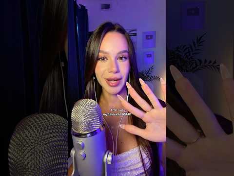 TOP 5 of my favourite ASMR triggers!😍 lnk yours and I’ll do second part! ❤️ #asmr #asmrsounds