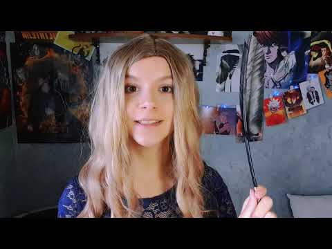 ASMR 1 minute | cranial nerve exam from Alice in Wonderland⚘