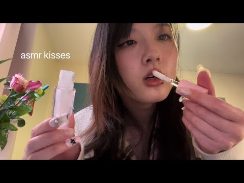 lofi ASMR relaxing mouth sounds 💄| kisses | tapping | hand movements