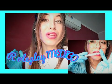 🇮🇹ASMR ITA•ROLEPLAY MEDICO , DOTTORESSA ANTIPATICA TI VISITA 💙👩‍⚕️✨✨