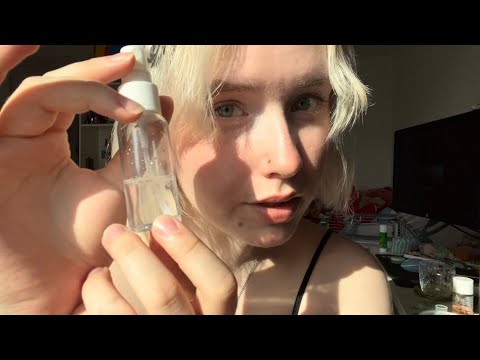 lofi asmr! [subtitled] taking care of your face! facial roleplay!