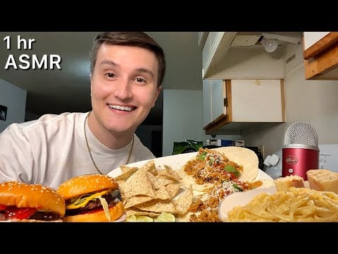 ASMR | 1 Hour of Relaxing Cooking & Eating with Me 👨🏻‍🍳💤