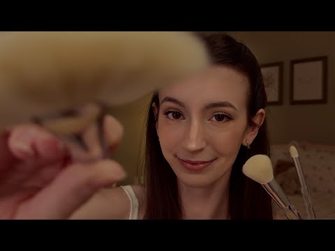 ASMR Brushing Your Face Until You Fall Asleep😴 | Personal Attention | No Talking