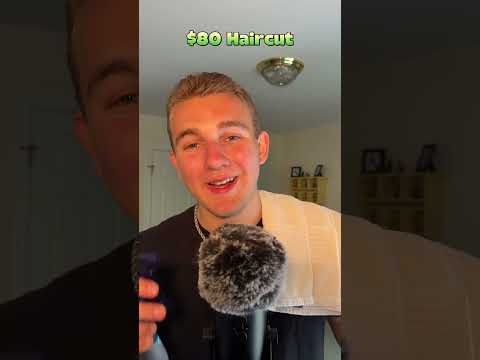 ASMR $80 vs $8 Haircut #asmr