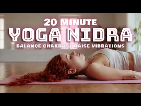 20 Minute Yoga Nidra | Balance Your Chakras & Raise Your Vibrations | ASMR | NO MUSIC