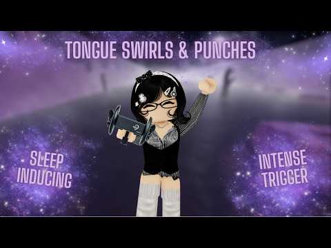 ROBLOX ASMR 👊tongue swirls and tongue punches to knock you out👊
