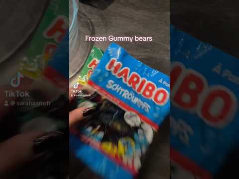ASMR : Frozen gummy bears