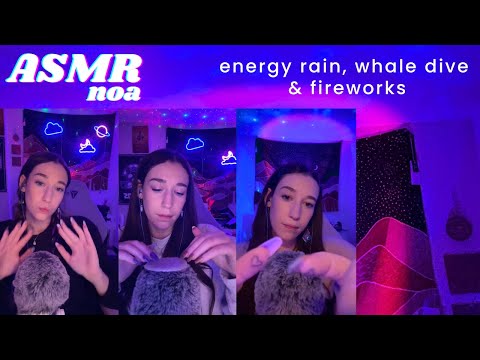 ASMR loop: energy rain, whale dive & fireworks for deep relaxation