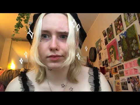 lofi asmr, day 18! [subtitled] putting you to sleep! eating your negative thoughts!