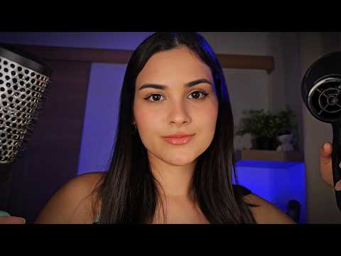 ASMR CABELEIREIRA Corta e Seca seu cabelo| ROLEPLAY REALISTA💇‍♂️