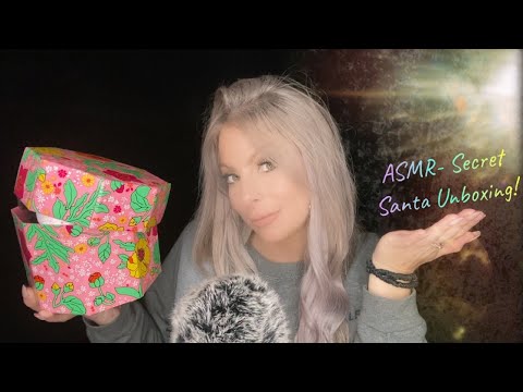 ASMR- ASMRtist Secret Santa Unboxing!