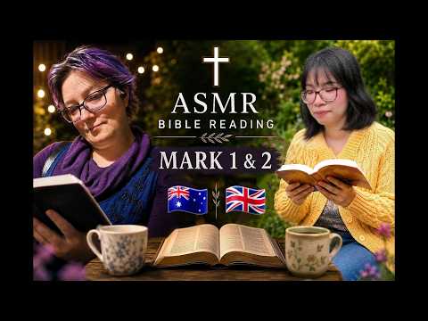 ASMR Soft-Spoken & Whispered Bible Reading For Sleep ✝️  Gospel of Mark Chapters 1 & 2 @ASMRroseia