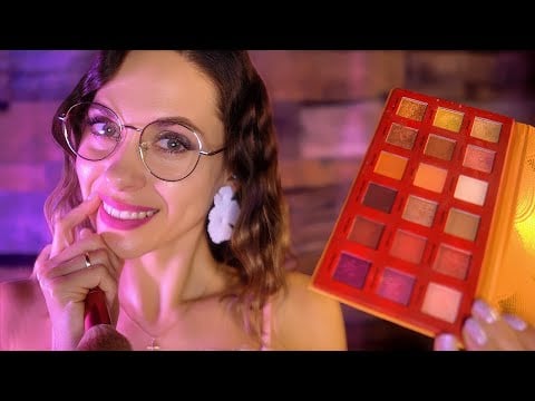 ASMR FAST and AGGRESSIVE Makeup Application (Cure for Tingle Immunity) #asmr #fastasmr