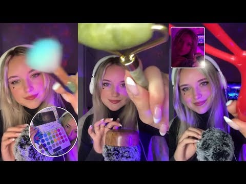 ASMR skincare, scalp massage, makeup, hair care, and CAR RIDE! Personal attention GALORE!!