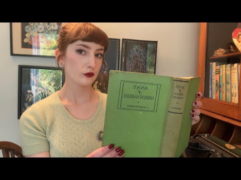 ASMR Reading the first chapter of Anne of Green Gables ~ low lighting and relaxing whispers🌾