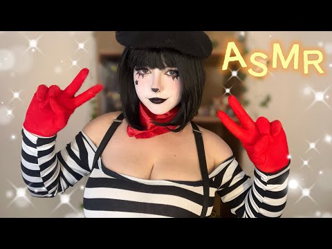 ASMR | RELAXE COM O JOGO DA MIMICA 🎪 CLOWN GIRL 🤡 GAROTA PALHAÇO ROLEPLAY