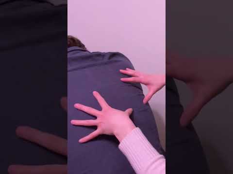 ASMR Back Tracing Massage #backmassage #personalattention #visualtriggers #relax