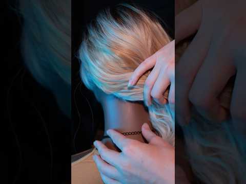 Gentle touch ASMR ♥️ #asmrshorts #gentleasmr #asmrhair #hairplay
