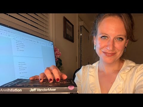 ASMR Sci Fi Library 📚💤 | typing • book sounds • whispers • soft spoken 