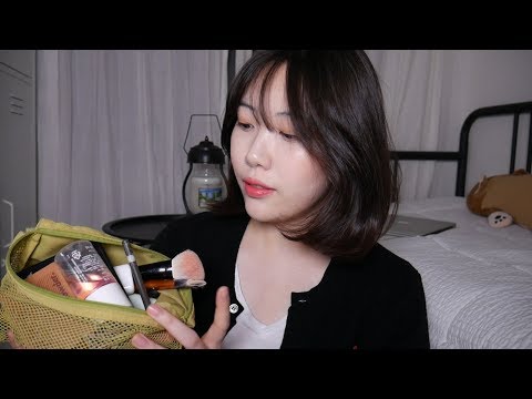 ASMR 요즘쓰는 파우치를 털어보자