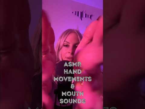 ASMR Hand Movements & Mouth Sounds #asmrmouthsounds #asmrvideo #sleepaid