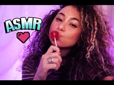 ASMR SONS DE BOCA ULTRA SATISFATÓRIOS COM PIRULITO QUE ESTOURA NA BOCA 🍭