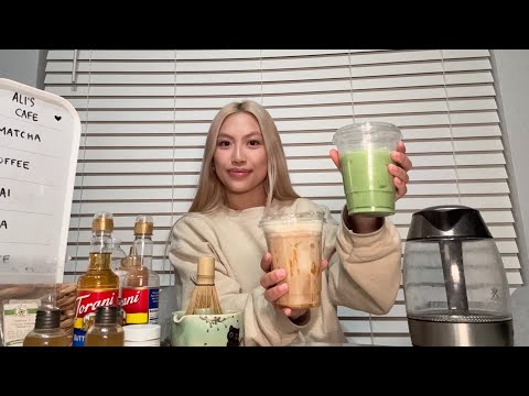 LOFI ASMR Barista makes your drinks at Cafe 🍵 (Roleplay)