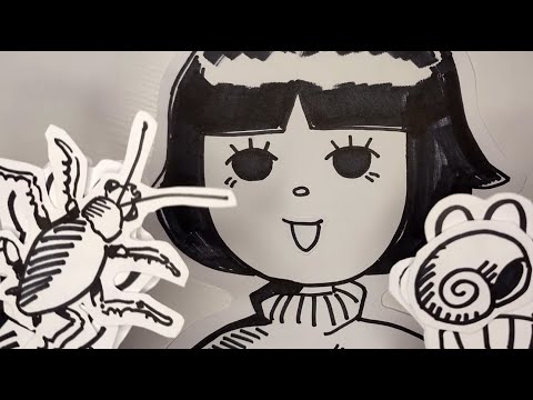 Paper Bug Show 'n Tell [ASMR: "Tika" Sounds, Tapping]