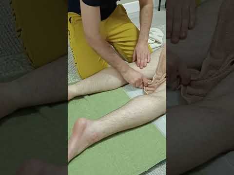 POST-WORKOUT HAMSTRING MUSCLE RELAXATION MASSAGE #satisfying #relaxing #asmr #shorts