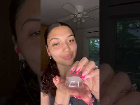 #asmr #tapping #tinglysounds #tingly #ice