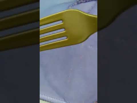 asmr items on the camera. fork. forking you!.