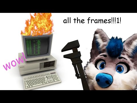 [Furry ASMR] Snowball shows you overclocking :3c