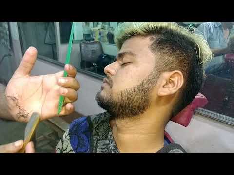Beard trim and beard styling by Indian barber asmr