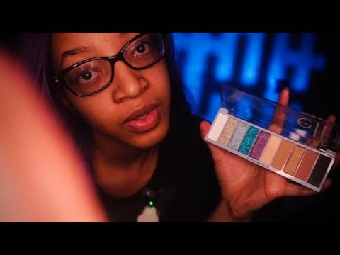 ASMR personal assistant panics doing your winter makeup✨
