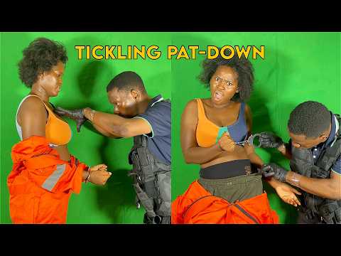 ASMR FBI ARREST PAT DOWN - ASMR Fast & Aggressive Tickling Full Body TSA Arrest  Pat Down